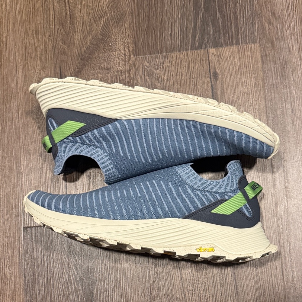 Merrell Blue and Cream Loafers